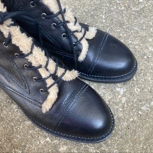 Nine West Leather Ankle Boots 8